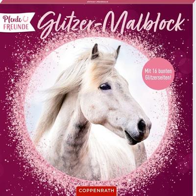 Glitzer-Malblock, Zubehör von Philipp Ross, Coppenrath, 978-3-649-65069-0