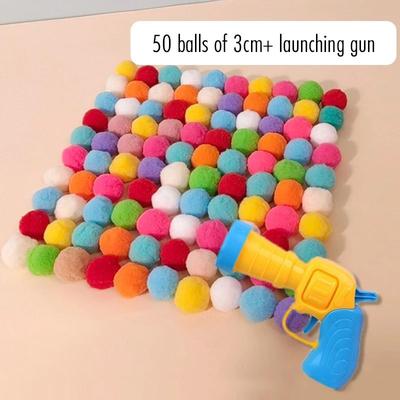 Uplifted Finds Plush Ball Launcher Gun 50 Balls And Gun