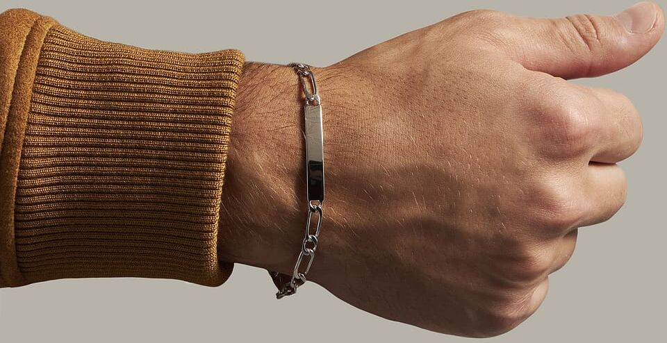 Gourmette Cleor En Argent 925/1000 Homme