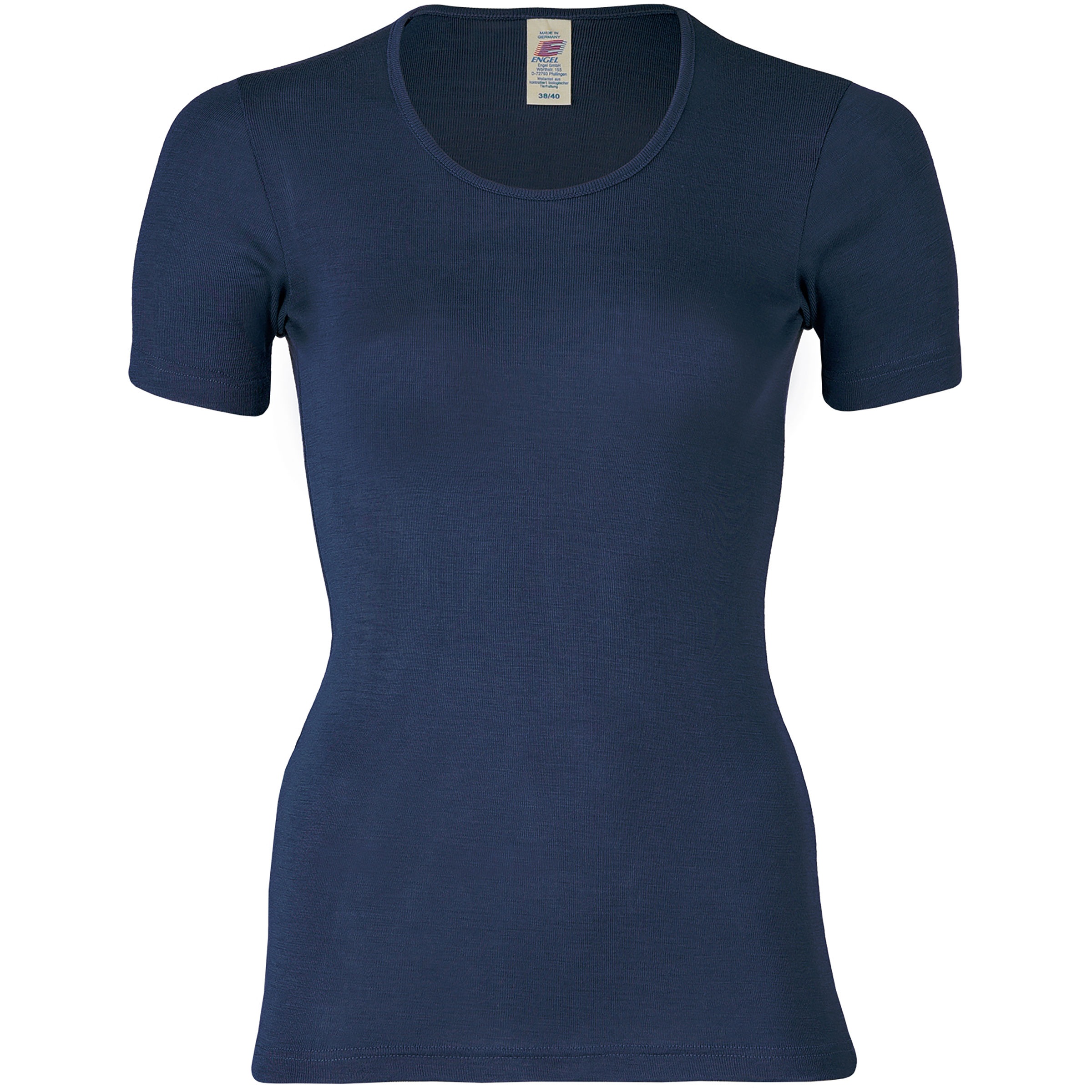 Engel Damen T-Shirts blau Größe S Lifestyle Hautfreundlich Merinowolle