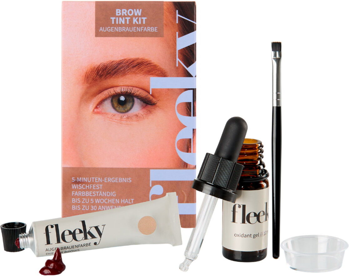 fleeky Tint Kit (Farbe 15ml + Oxidant 10ml + Pinsel + Schale)