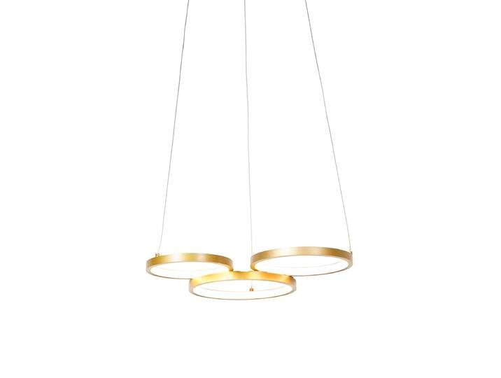 Suspension dorée avec LED à intensité variable 3 niveaux