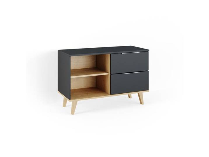 Commode avec tiroirs Nautica 90x61cm Anthracite Vicco 36738