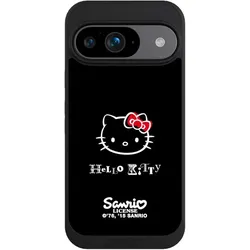 Nivocase Handyhülle für Google Pixel 9 Hülle NIVOpure Case Schwarz Fanartikel Hello Kitty Kawaii (Google Pixel 9), Smartphone Hülle, Schwarz