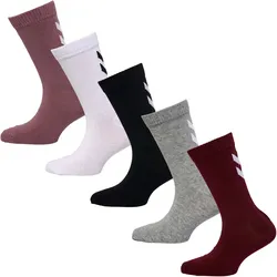 5er Pack hummel hmlMAKE MY DAY Socken Kinder 4338 - deco rose 24-27