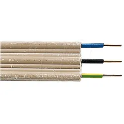 NYIF J3X1,5 50M - Stegleitung NYIF-J - 3 x 1,5 mm2, gr, 50 m