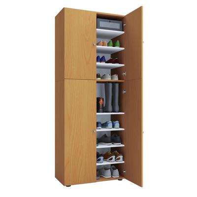 XXL Holz Großer Schuhschrank Schuhkommode Lona 9