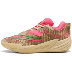 PUMA All-Pro Nitro 2 Flau'jae Basketballschuhe 01 - sand dune/pure pink/green fruit 44
