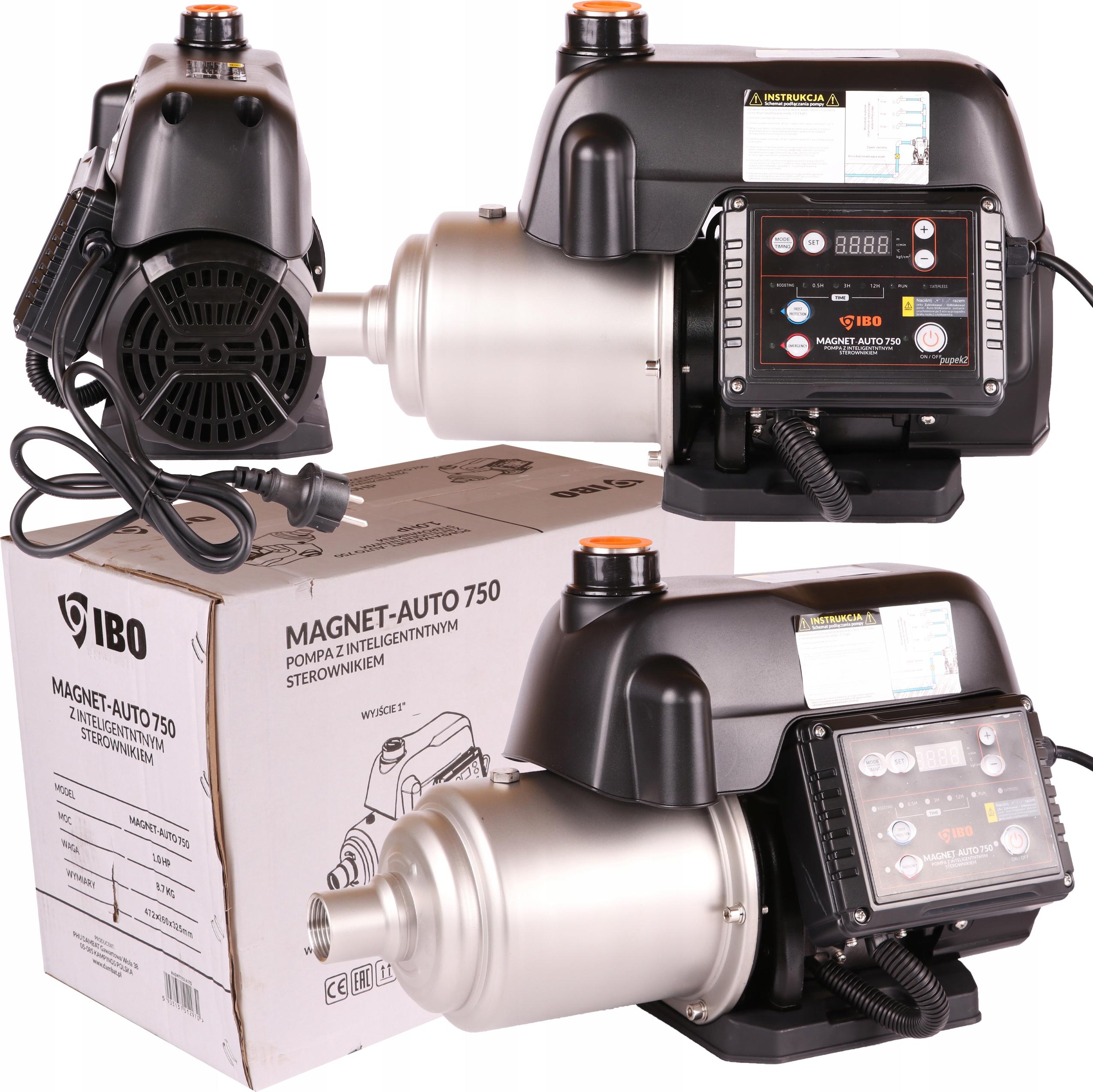 IBO | Pumpe Magnet-Auto 750 - 115 l/min - Automatisch - Energiesparend - Leise