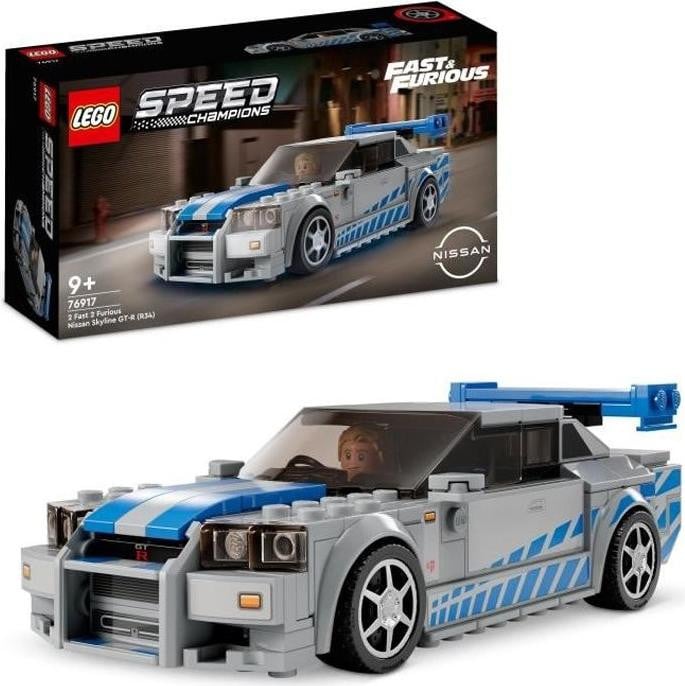 LEGO Speed Champions Nissan Skyline GT-R (R34) 2 Fast 2 Furious modelauto set 76917