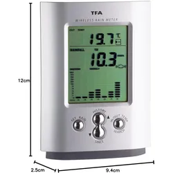 TFA Monsun, Wetterstation Zubehör, Silber