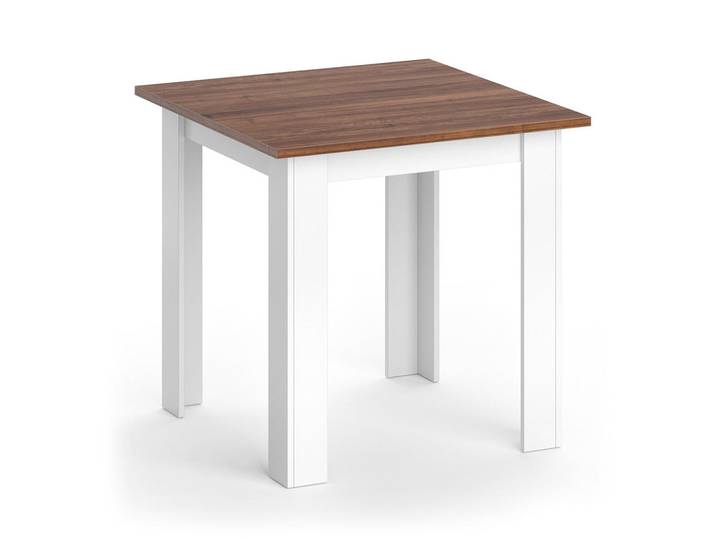 Vicco Esstisch Karlos Nussbaum 80 x 80 cm, Walnussfarben, Quadratisch, 80x76.6x80 cm, Esszimmer, Esstische