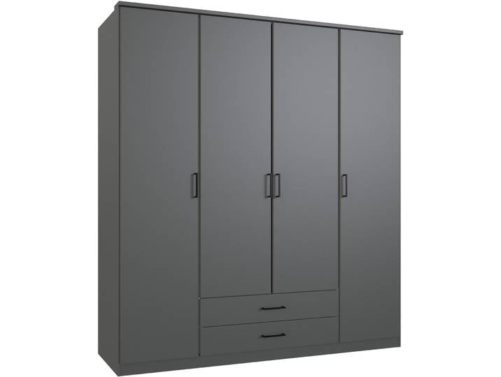 Kleiderschrank Fallp graphit Holzwerkstoff B 180 cm - Kleiderschrank