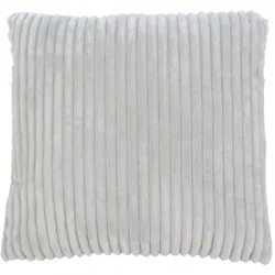 Gözze Cord-Optik Kissen gefüllt silber 50x50 cm