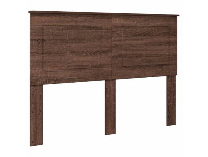 Makastle Kopfteil Braun Eichen-Optik 153x100 cm Holzwerkstoff Wandmontage