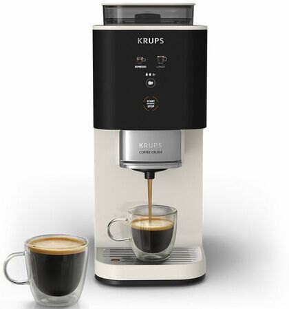 Krups - Kaffeevollautomat - Coffee Crush Sa4001e0 – Creme - - MaxiCoffee