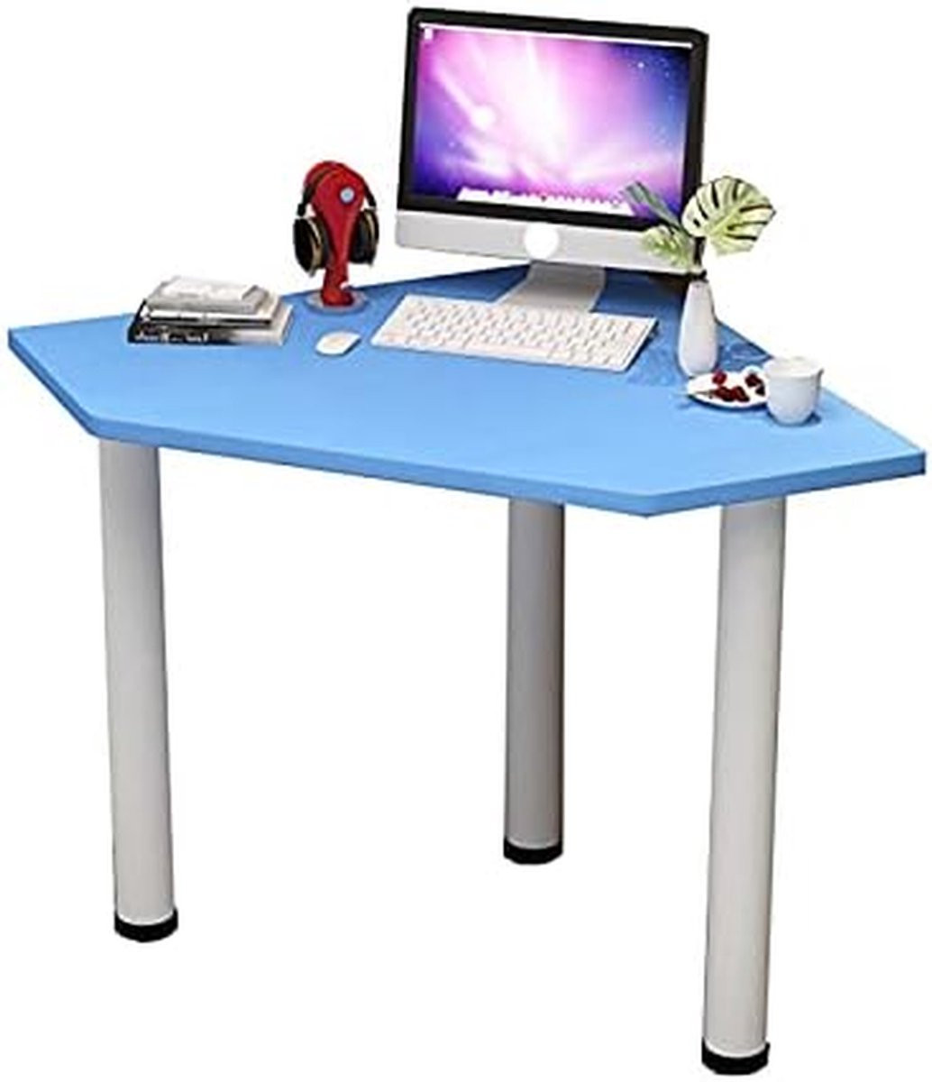 Wit compact hoekbureau voor thuiswerken en studie