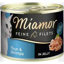 Miamor Feine Filets in Jelly Thunfisch & Schrimps 12x185 g