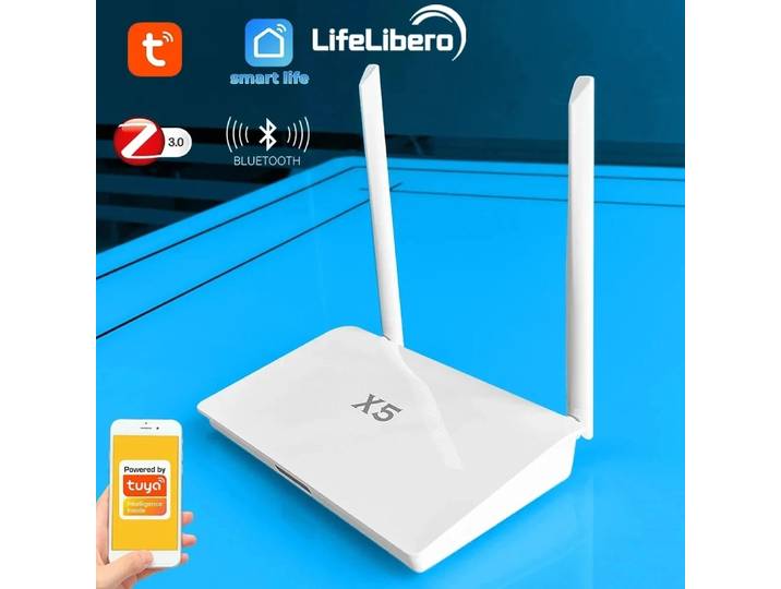 X5 Project-Passerelle Tuya Zigbee avec Signal de Bain Amélioré, airies Bluetooth 3.0, Filaire Multi-fonction, pour Villa, Maison Intelligente