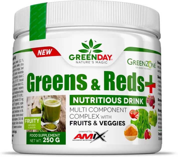 Amix Greenday GREENS & REDS + 250g Frutas