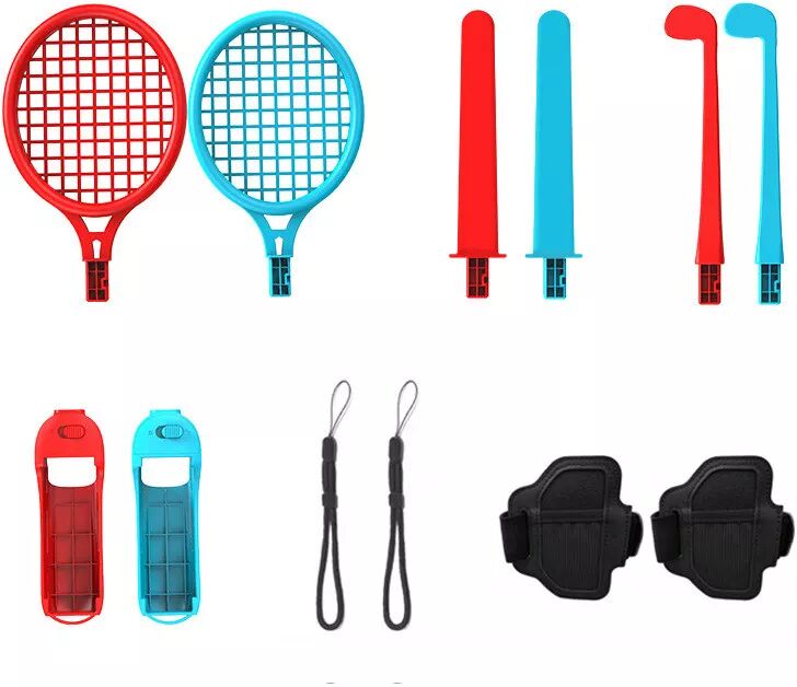 INF Nintendo Switch Zubehör für Sportspiele 12 Teile
