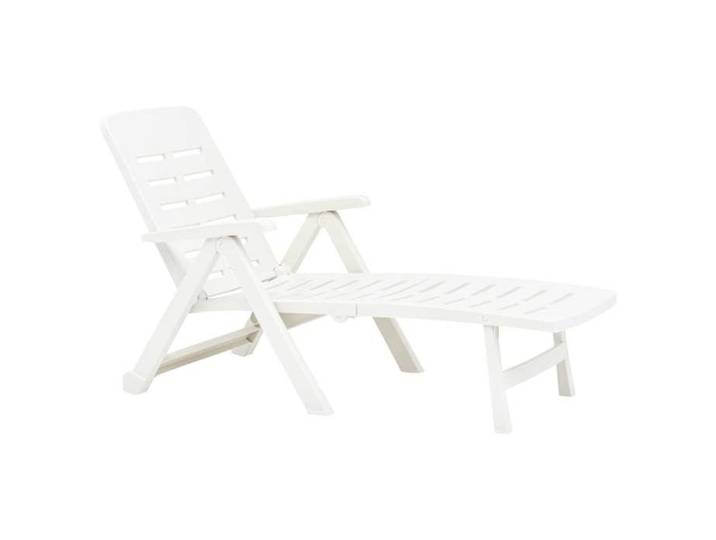 Bon plan  Transat extérieur - JILI HOT - Chaise longue - pliable Plastique Blanc - pour camping/jardin Thome3131491