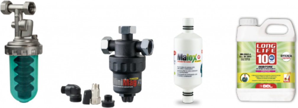 GEL Nembo Kit D Salvacaldaia Nk4 Plus Mono Dosatore Anticalcare + Defangatore + Neutralizzatore + Inibitore Cod. 101.400.40