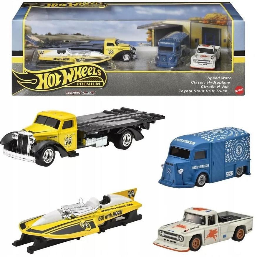 Mattel Hot Wheels Premium Diorama mix van 4 sets