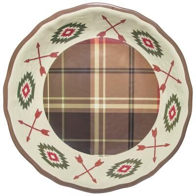 HiEnd Accents Aztec Bear Melamine Serving Bowl, 1 pc