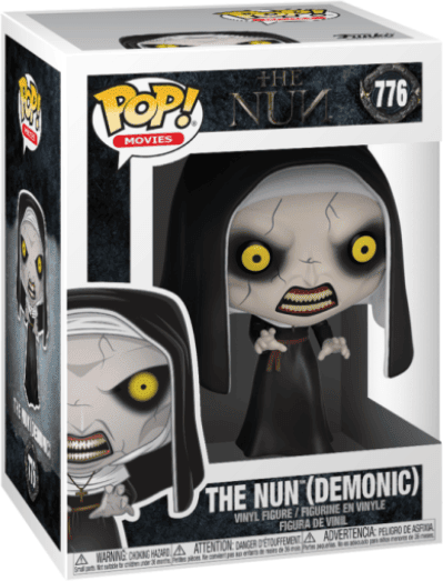 Funko Pop! Movies The Nun Demonic Nun Vinyl Figure #776, 9.5 cm tall, Horror Collectible