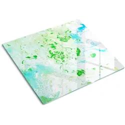 GLASPLATTE 60x52 cm Abstrakt