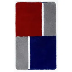 Badematte MONOPOLI (BL 50x60 cm) - rot - BL 50x60 cm