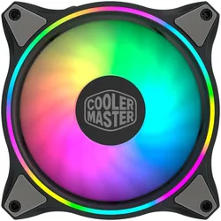 Cooler Master SickleFlow 120 V2 ARGB 120mm Square Frame Fan, Customizable LEDS, Air Balance Curve Bl (120 mm), PC Lüfter, Schwarz