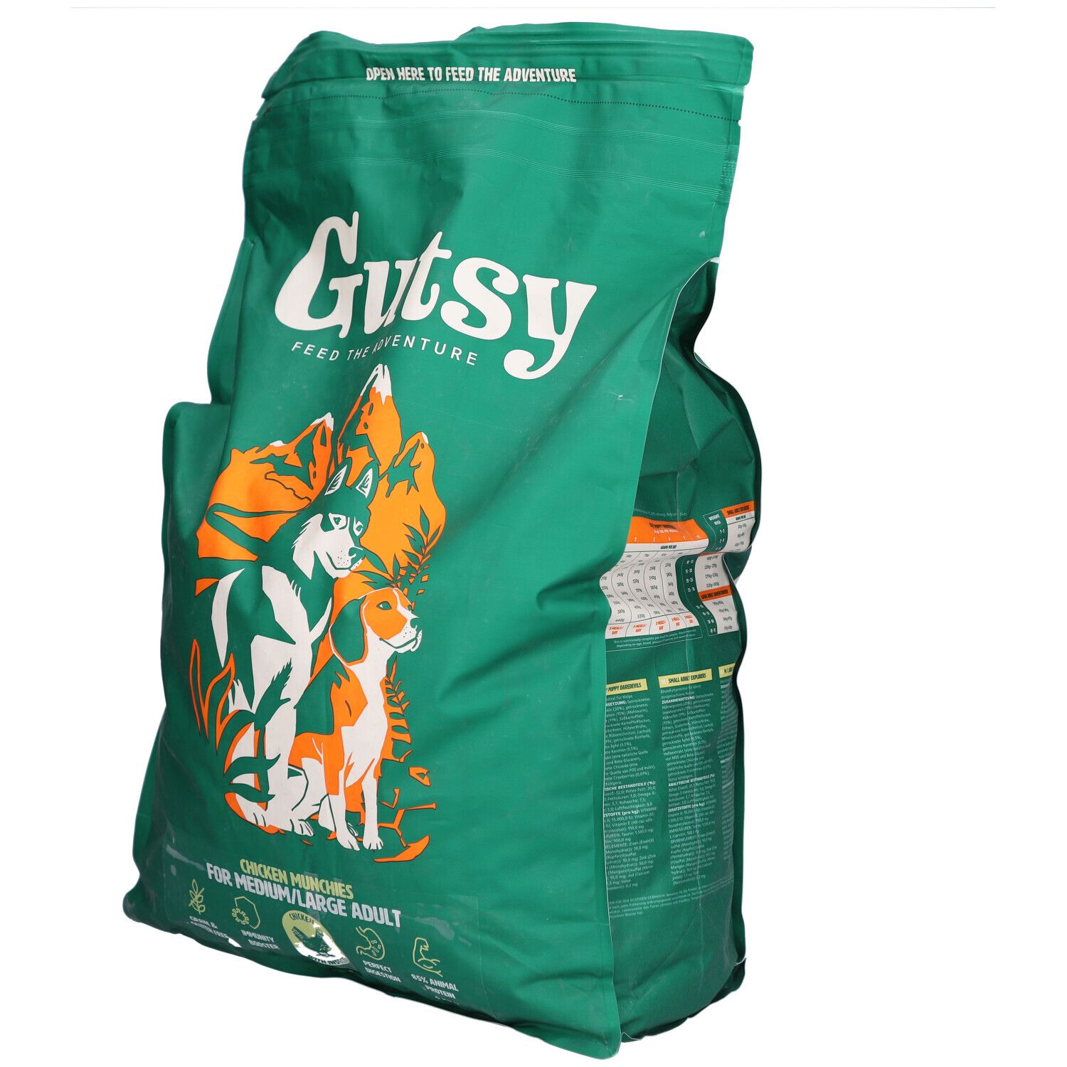 Gutsy Chicken Munchies Medium&large Adult 6kg 6 kg Futter