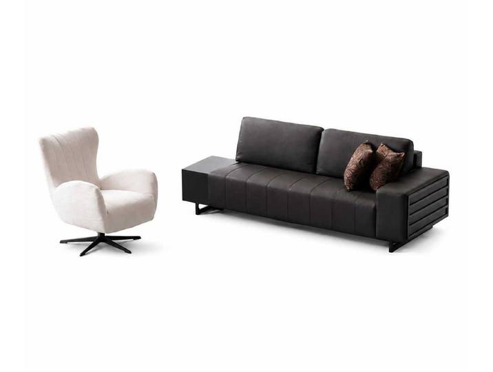 Xlmoebel Polstergarnitur Elegantes 3-Sitzer Sofa und Sessel im italienischen Stil, (2-tlg., 2-tlg), Elegantes italienisches Design