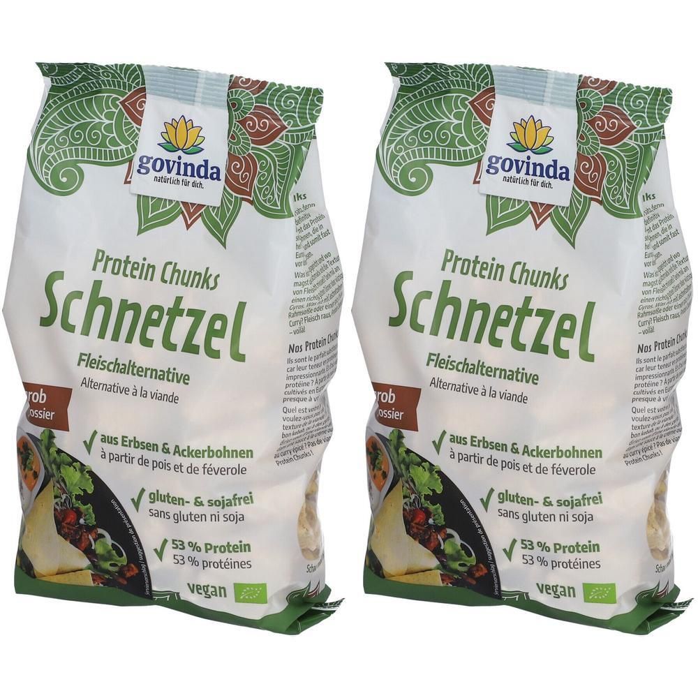 Govinda Protein Chunks 'Schnitzel' 2x 2x125 g