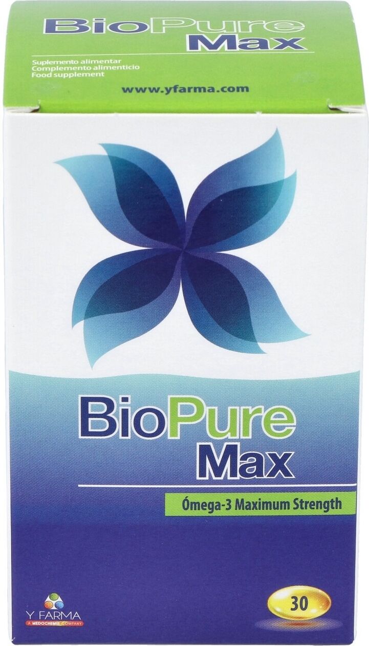 Yfarma Bio Pure Max Omega 3 30 Capsules