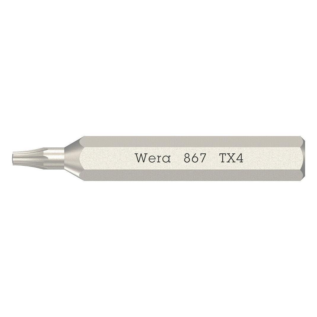 Wera 867 Micro Bits TX 4 x 30mm (05058102001)