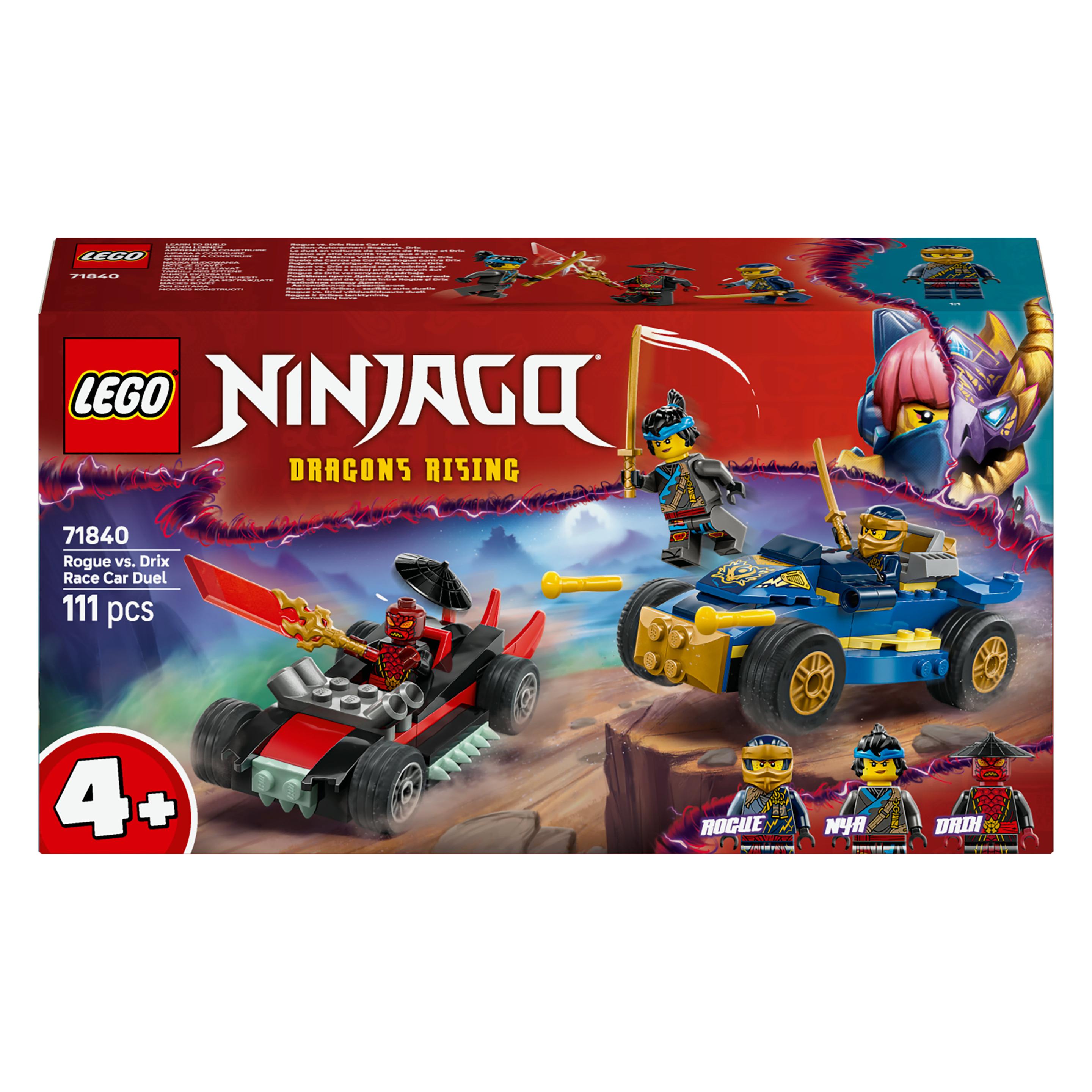 LEGO Action-Autorennen: Rogue vs. Drix (71840, LEGO Ninjago) (71840)