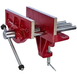 Piher, Schraubstock + Zwinge, Klemme, Mund 15x5,5cm, max. 12cm