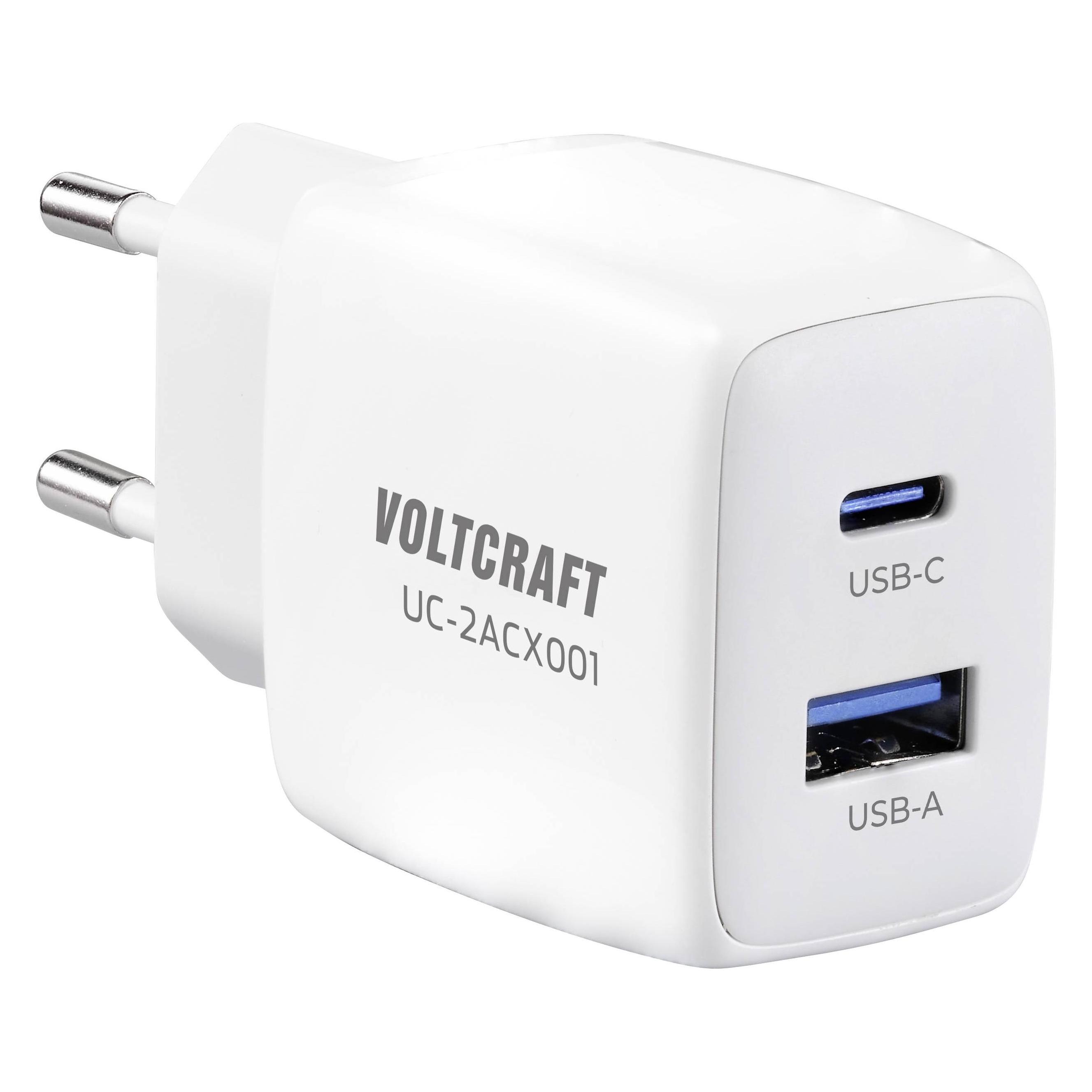 Voltcraft VC-13082880 USB-Ladegerät Innenbereich Ausgangsstrom (max.) 2.08 A 2 (25 W, 2 Ports) (VC-13082880)