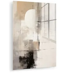 ACRYLGLASBILD Abstrakt - Kunst - Grau 60x80 cm