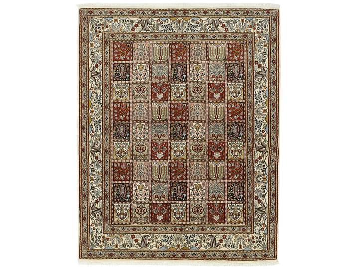 Moud Garden Teppich 147x191 Handgeknüpft Orientteppich Perserteppich Wolle mit Seide