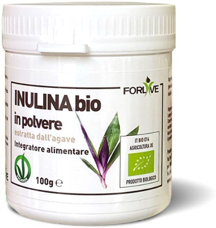 FORLIVE Srl Forlive Inulina in Polvere Bio 100g - Integratore Nutraceutico