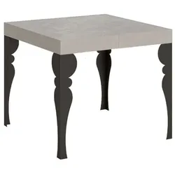 Itamoby Paxon Cashmere Ausziehtisch 90/246x90 cm mit anthrazitfarbenen Beinen