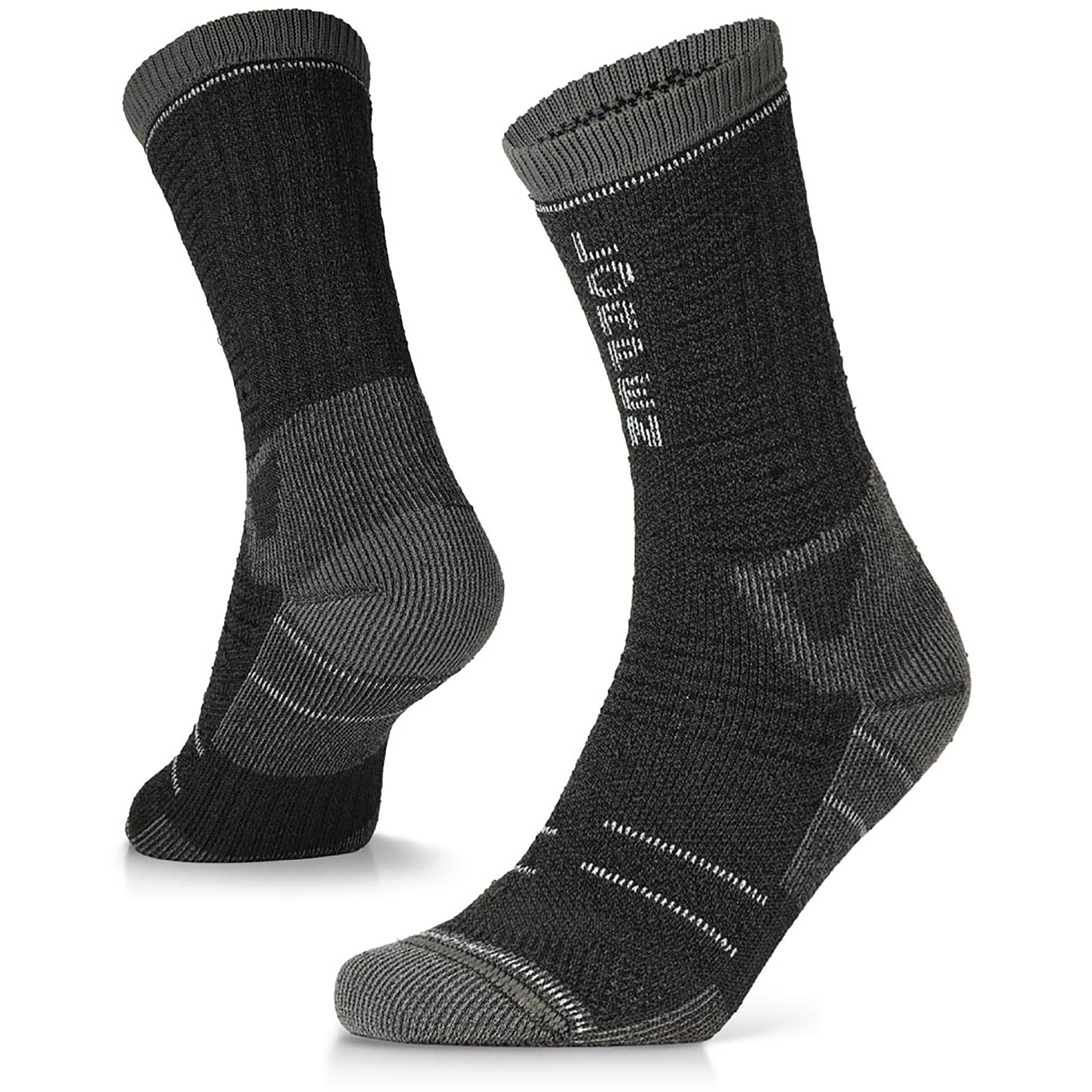 Lorpen Pro Trek Heavyweight Crew Wandersocken grau Größe 35 Camping Schnell trocknend Merinowolle | Primaloft
