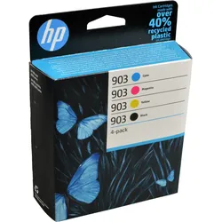 4 HP Tinten 6ZC73AE 903 Multipack KCMY