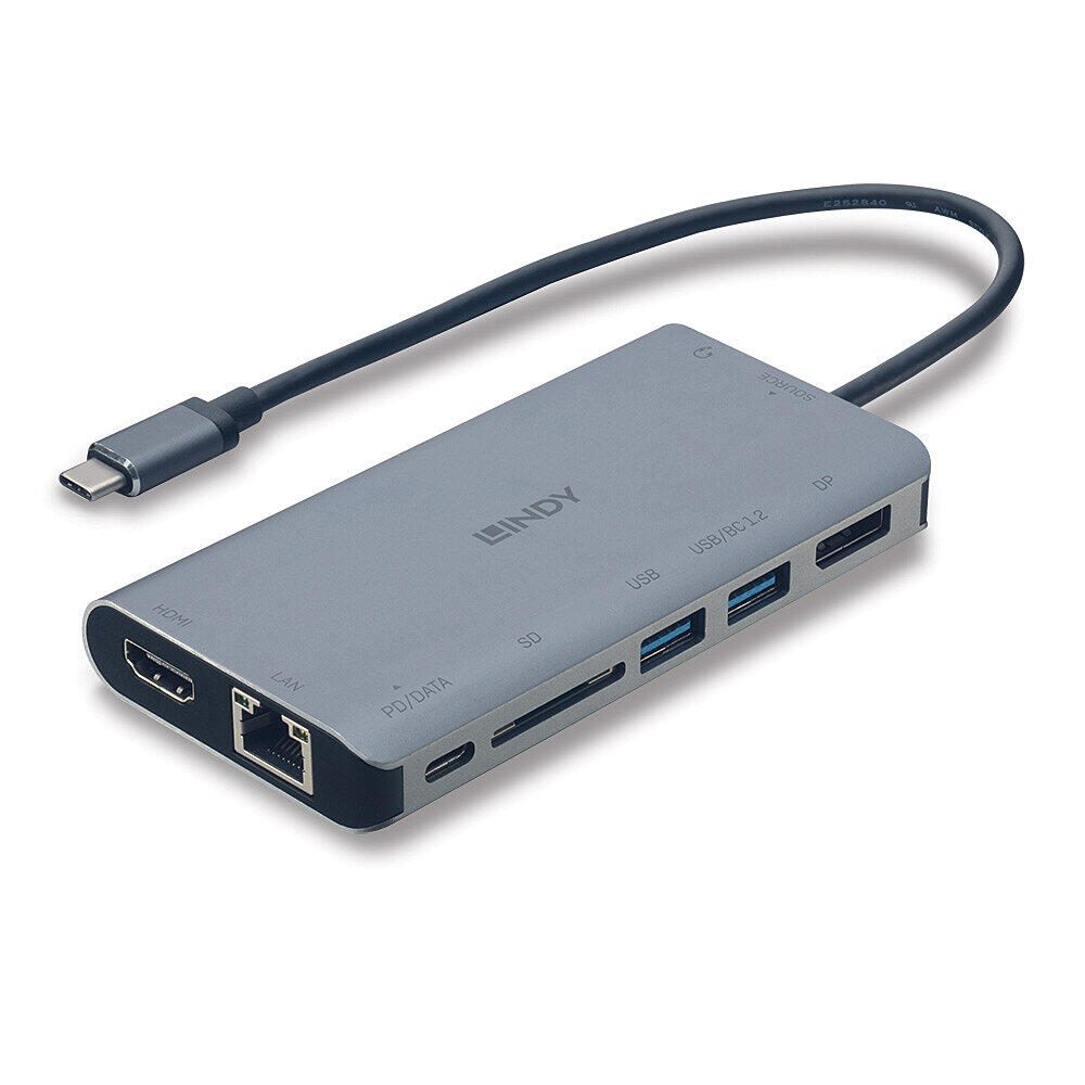 LINDY DST-Mini XT, USB C Laptop Mini Dockingstation 43323