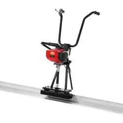 VEVOR Gasbeton-Estrichmaschine mit 3370mm Aluminiumplatten-Geradekantenstangensatz, 4-Takt-Vibrationsmotor für Zement-Finishing mit höhenverstellbaren Griffen, hocheffiziente Betonwerkzeuge 6500U/min