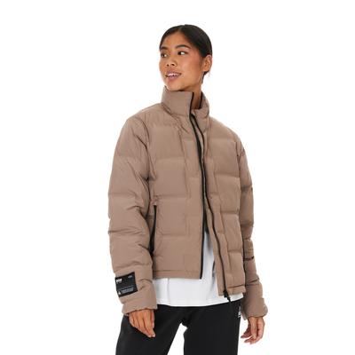 Outdoorjacke SOS "Alagna", Damen, Gr. XL, braun, 100% Polyester, unifarben, normal, hoch geschlossener Ausschnitt, Jacken Outdoorjacke, mit angenehm warmem Futter
